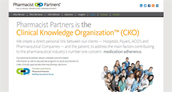 Desktop Screenshot of pharmacistpartners.com